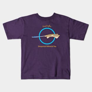 Bluespotted Ribbontail Ray Kids T-Shirt